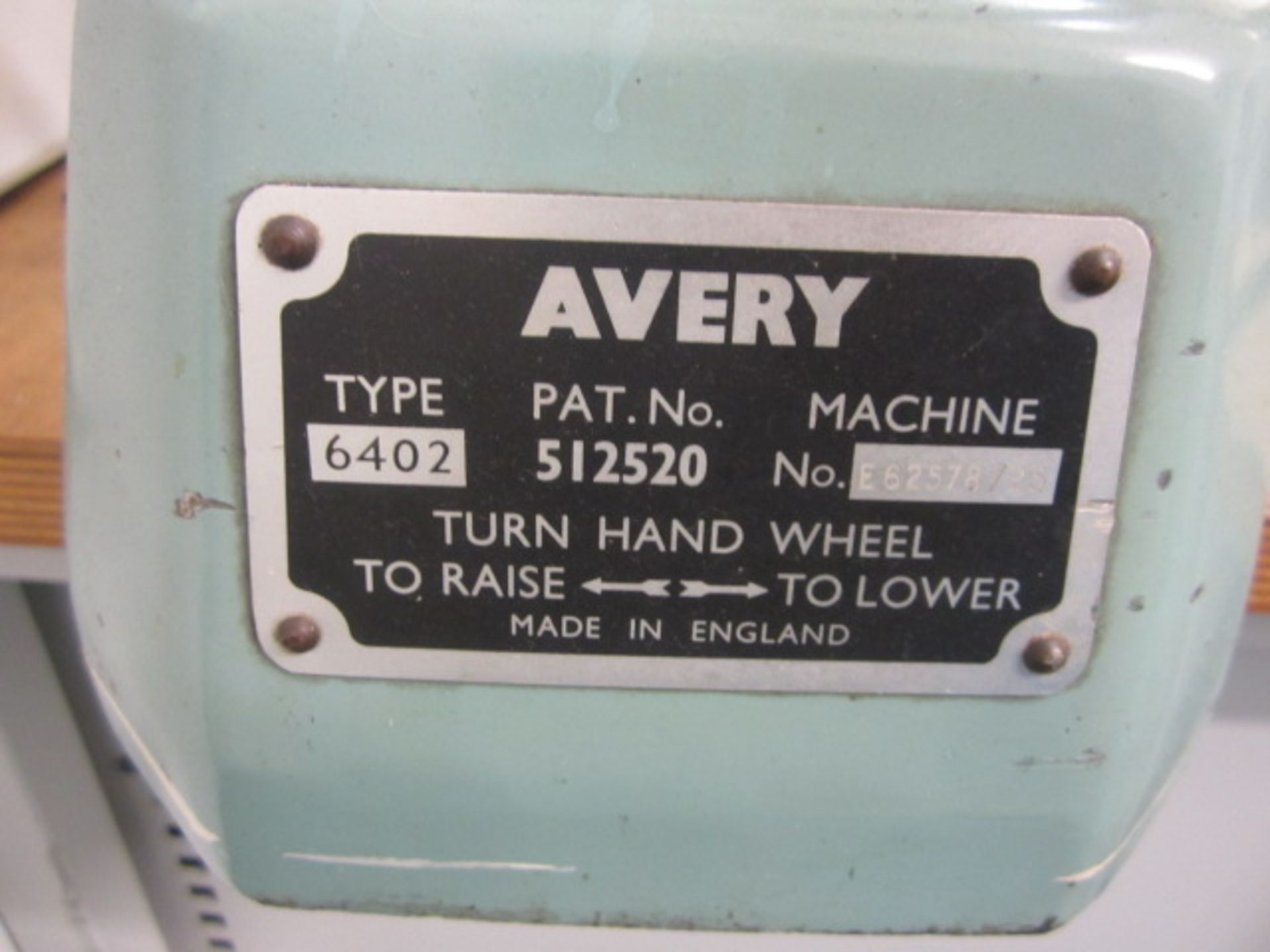 Avery 6402 hardness tester machine, E62578/25 - Image 3 of 3