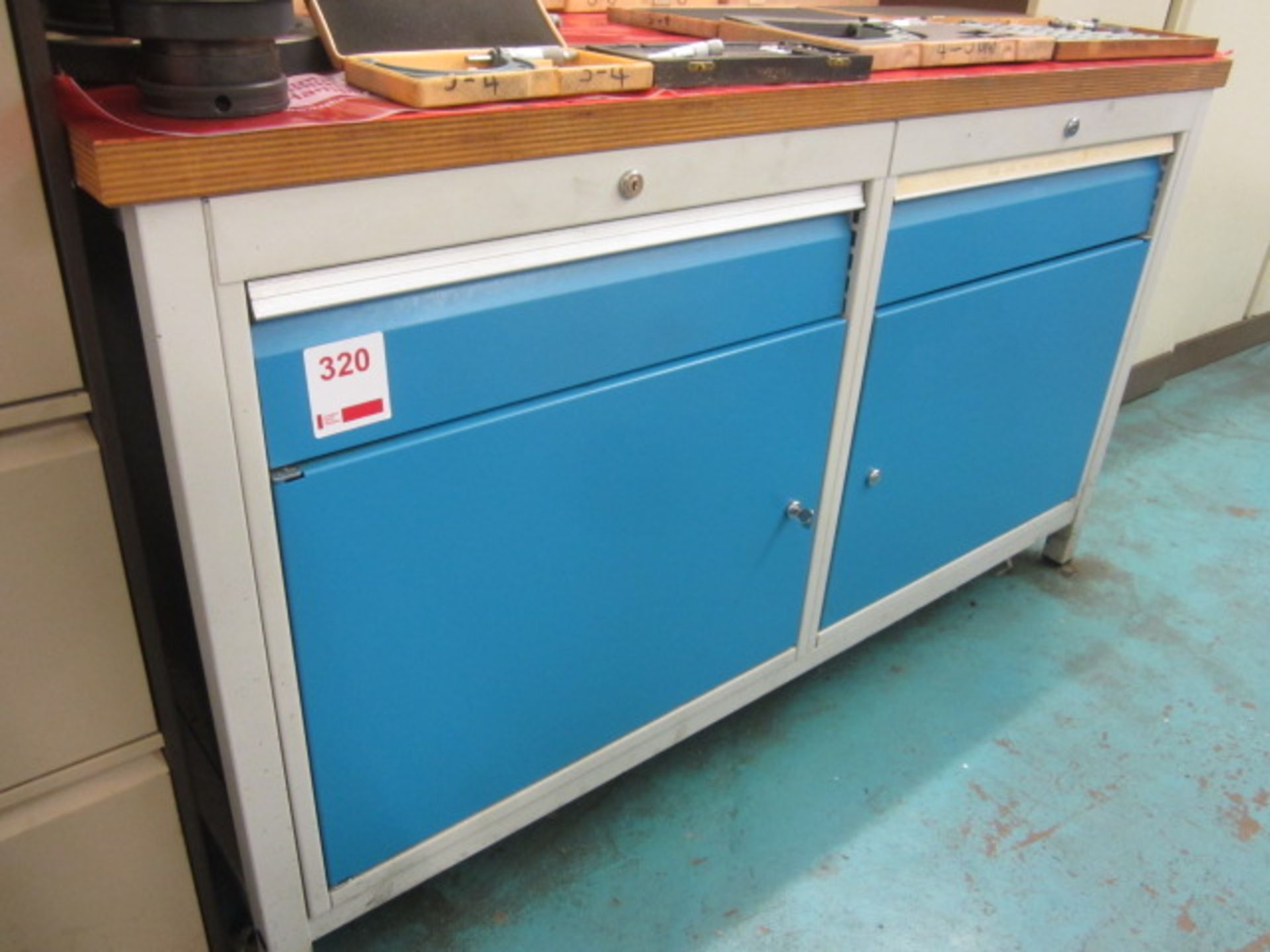 Bedrunka and Hirth twin door/twin drawer workbench