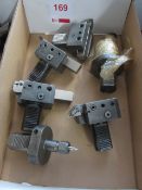 Box and contents to include assorted tool holders and tooling (where fitted) (as lotted)