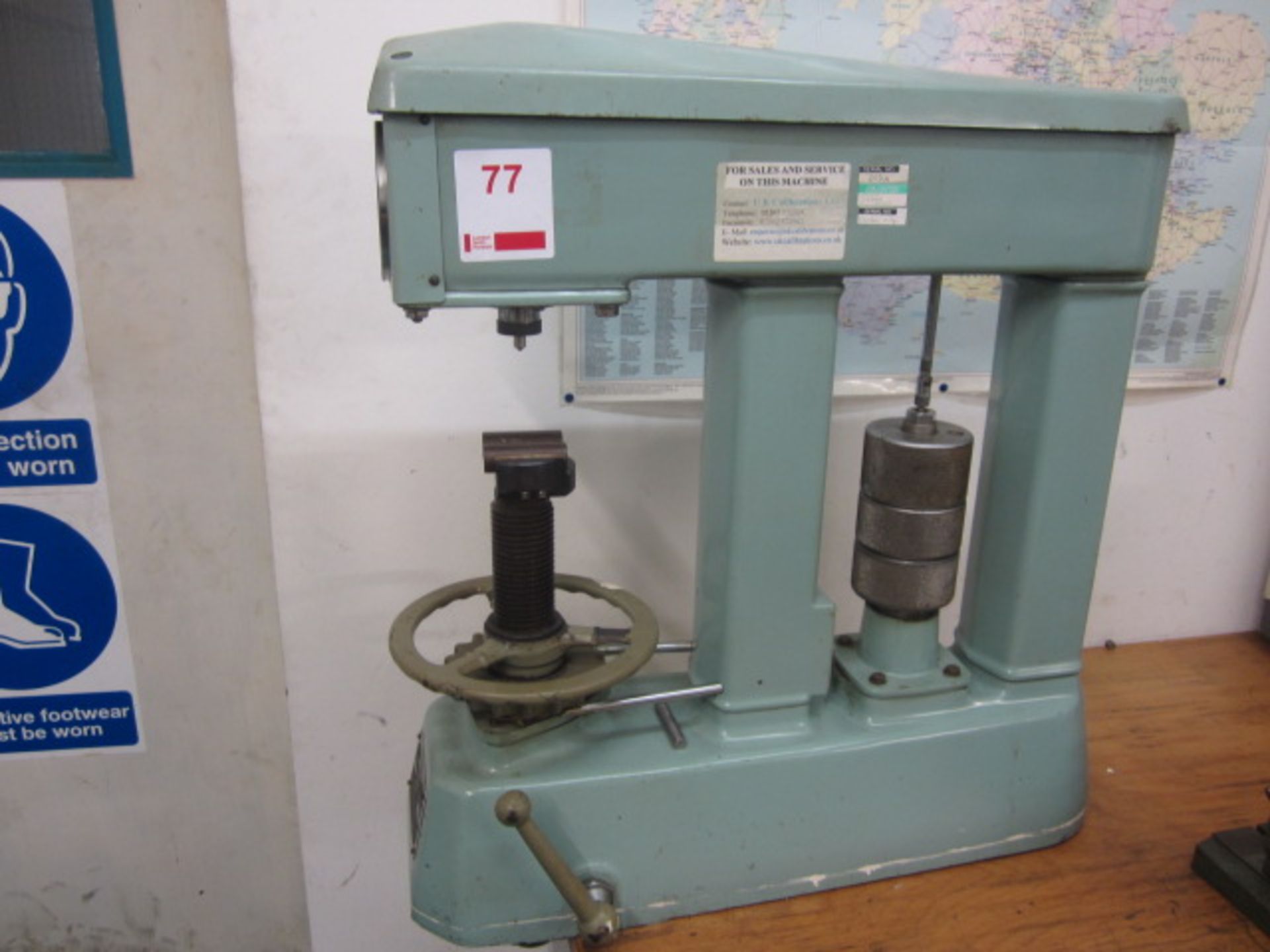 Avery 6402 hardness tester machine, E62578/25 - Image 2 of 3