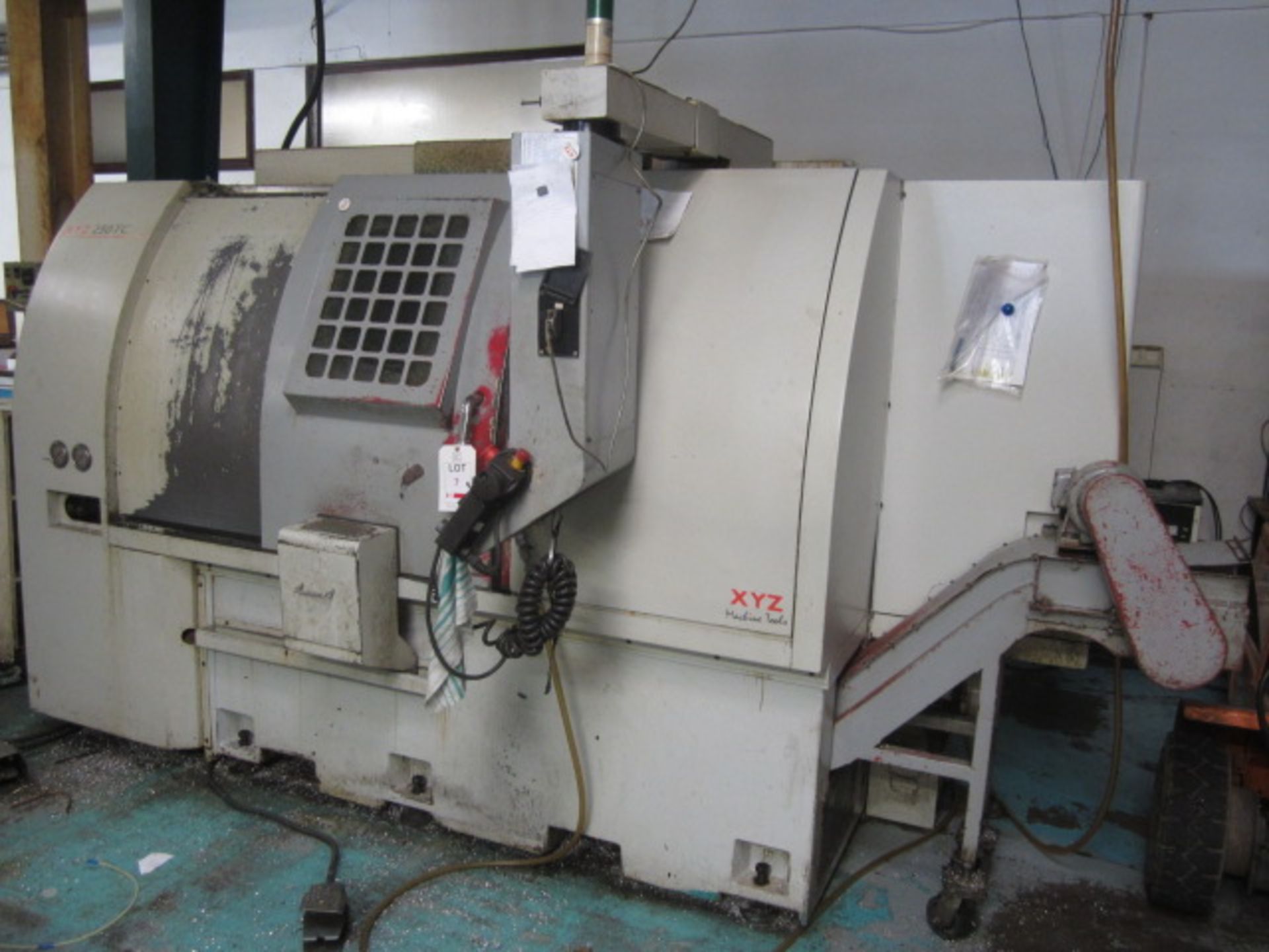 XYZ 250 TC CNC slant bed turning centre, model Valcon 250, serial no: 0202075 (2002), Siemens