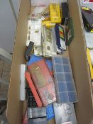 Box and contents to include assorted tooling inserts (as lotted)