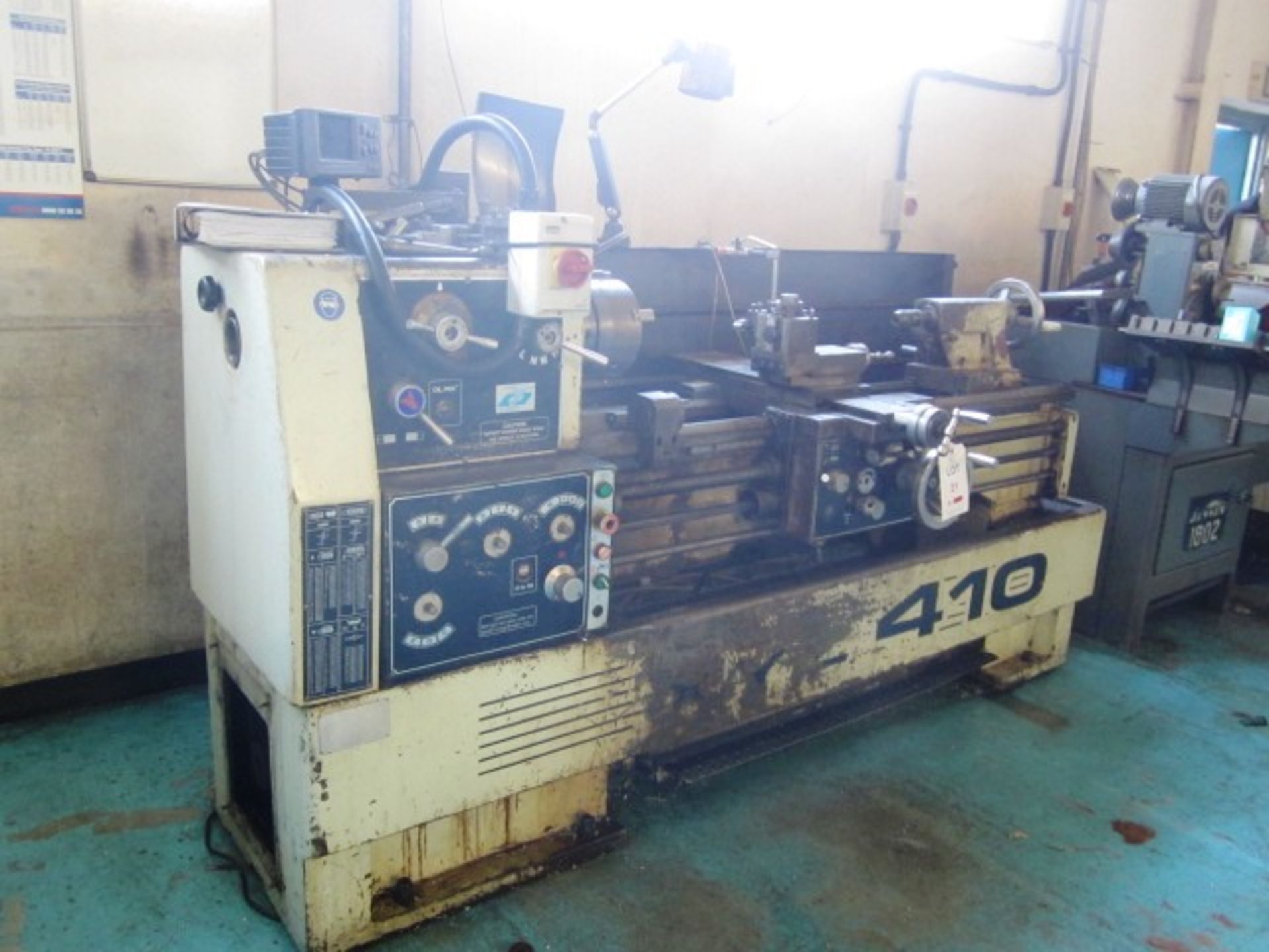 Unbadged model 410 SS & SC gapbed centre lathe, 410mm swing x 1200mm bc, 3 jaw chuck, QCTP and 2