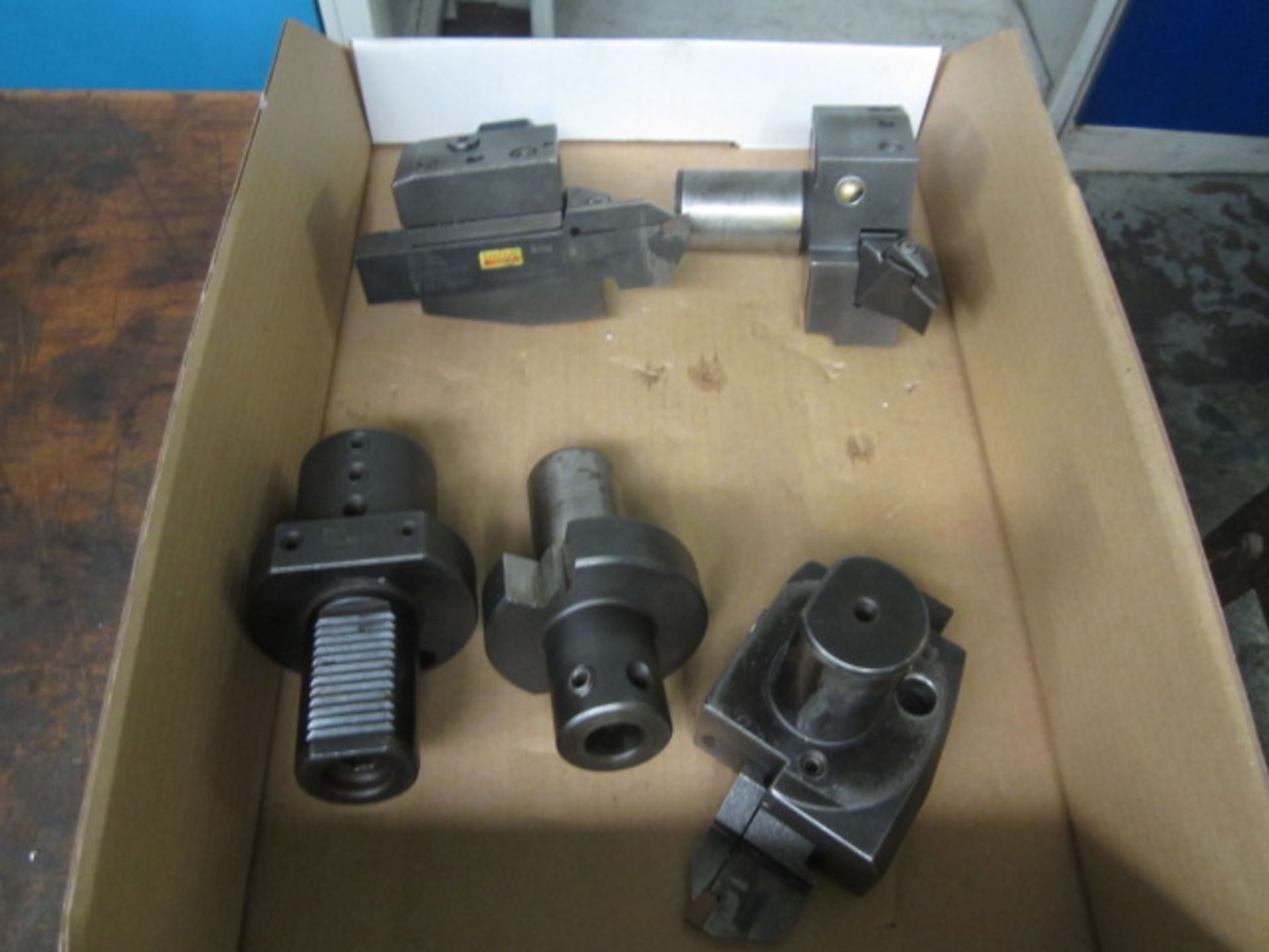 Two boxes of tool holders and fitted tooling, where fitted - Image 3 of 3