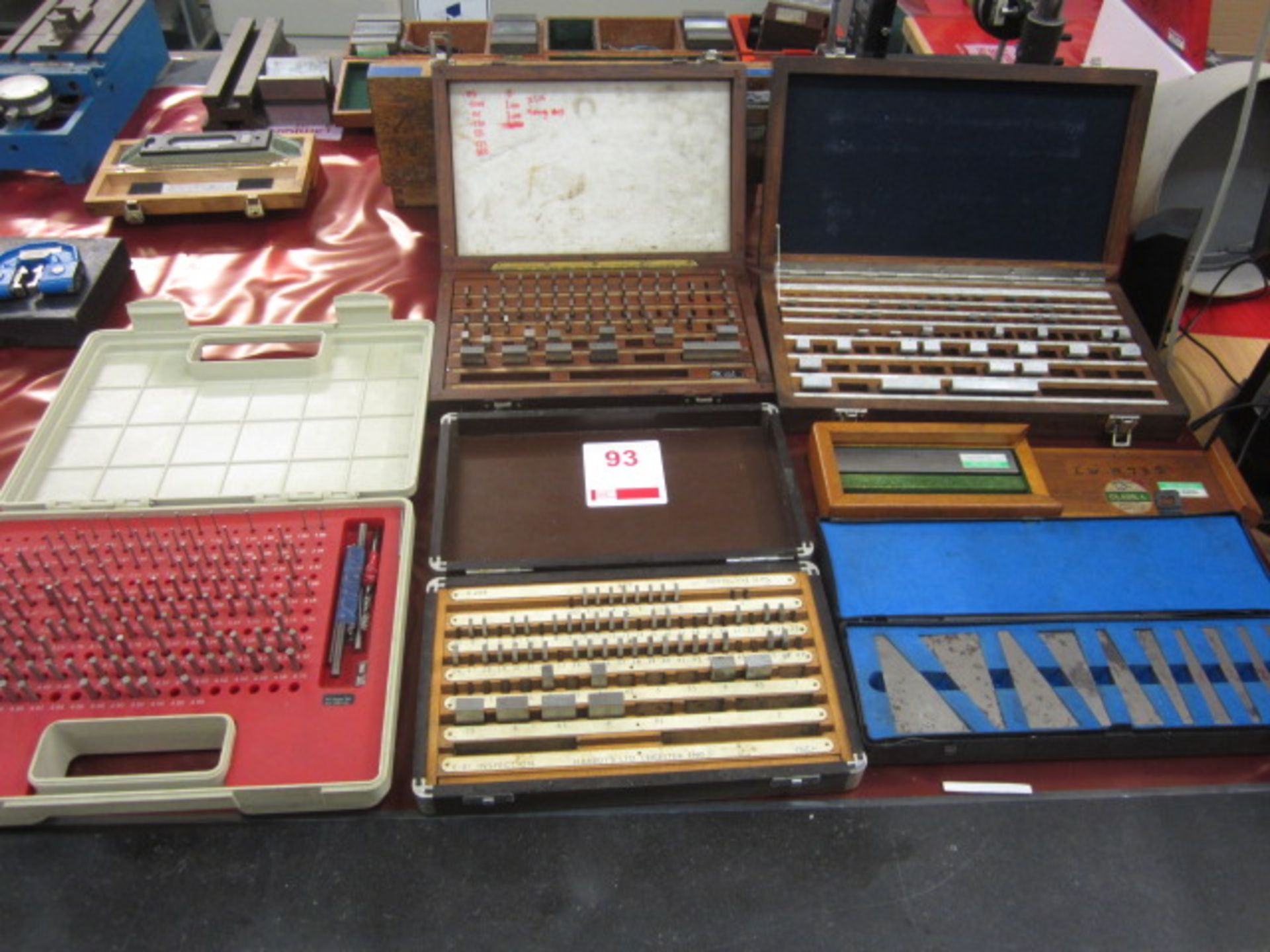 Assorted slip gauge and pin gauge sets, parallel, etc (as lotted) (incomplete)