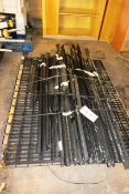 Pallet and contents including assorted adjustable boltless stores racking