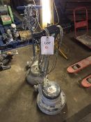 Two various 110v rotary floor buffers (condition unknown)
