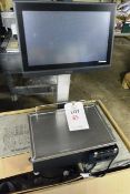 Bizerba XC800 touch screen weigh scale, serial no: 20148191 (2014), with box (working condition