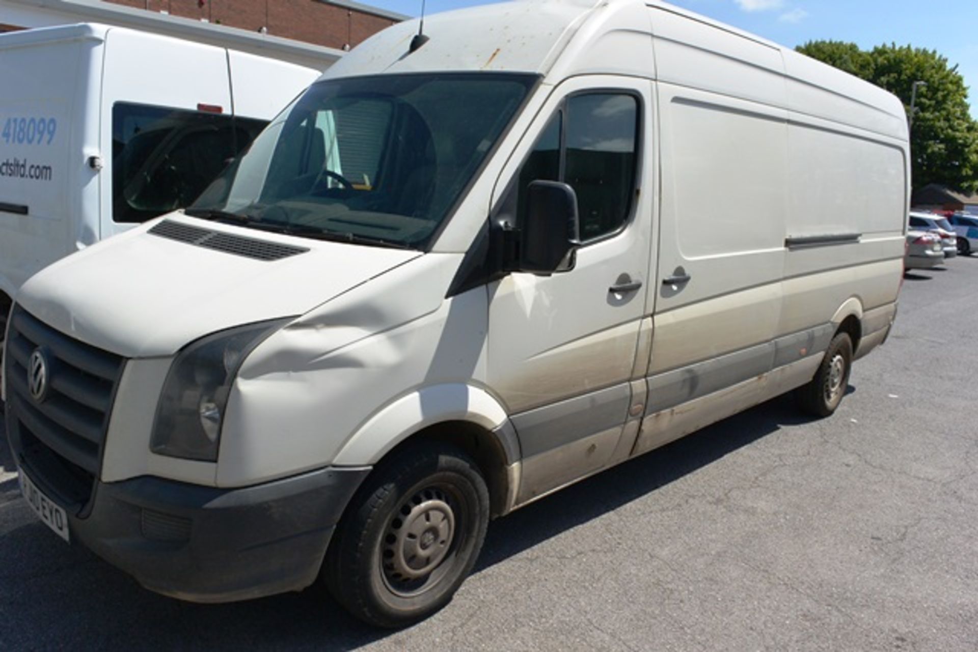 VW Crafter 35 Blue Tdi L, 2461cc diesel panel van, reg no: FJ10 EYO, mileage 209,417, MOT: 01/03...