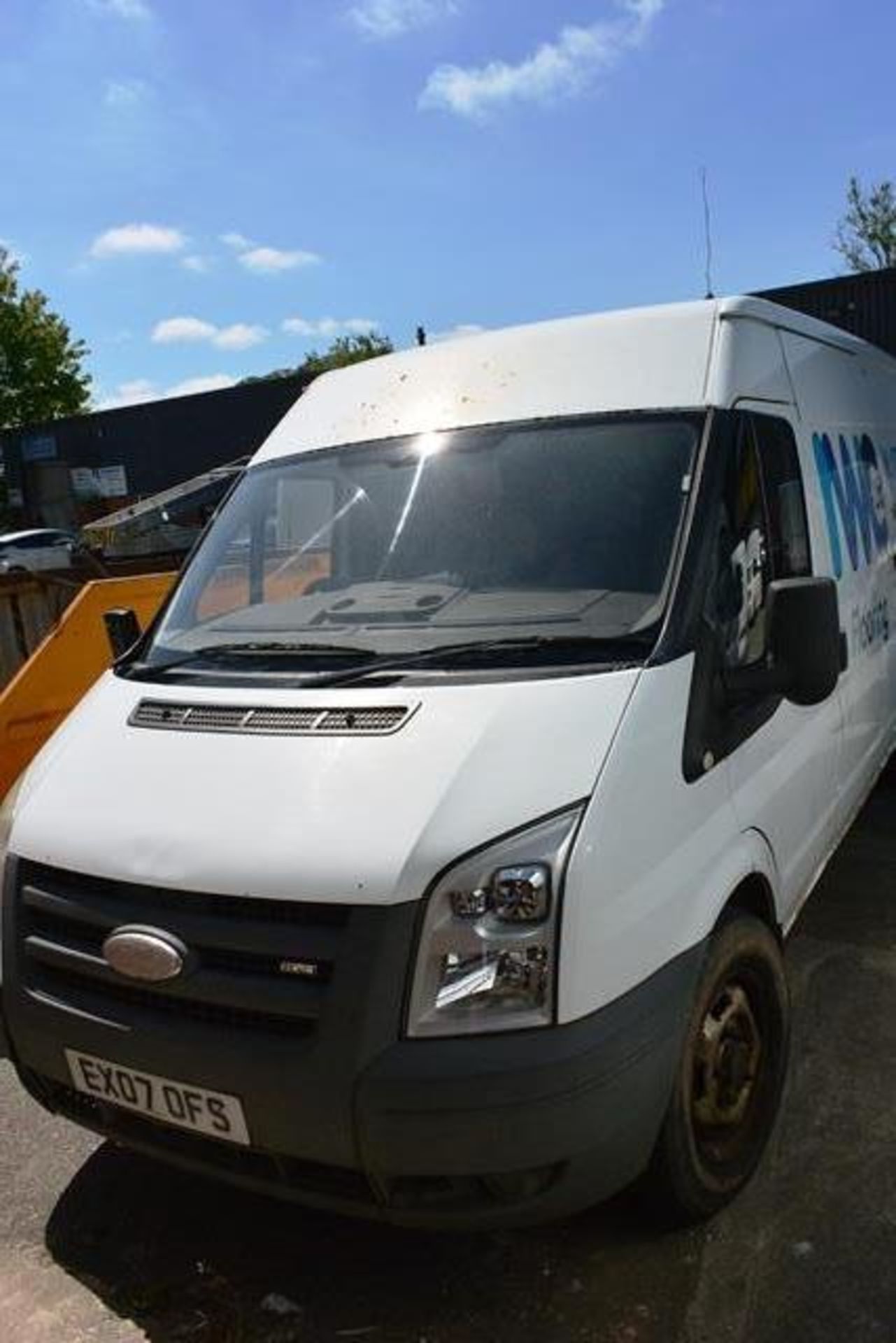 Ford Transit 100 T350, RWD, 2402cc diesel panel van, reg no: EX07 OFS, mileage circa 226,000, MOT:..