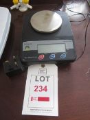 Scalix digital scales, max 600g/d 0.01g. Located at main schoolPlease note: This lot, for VAT