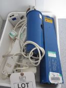 Helium Neon laser and attachments. Located at main schoolPlease note: This lot, for VAT purposes, is