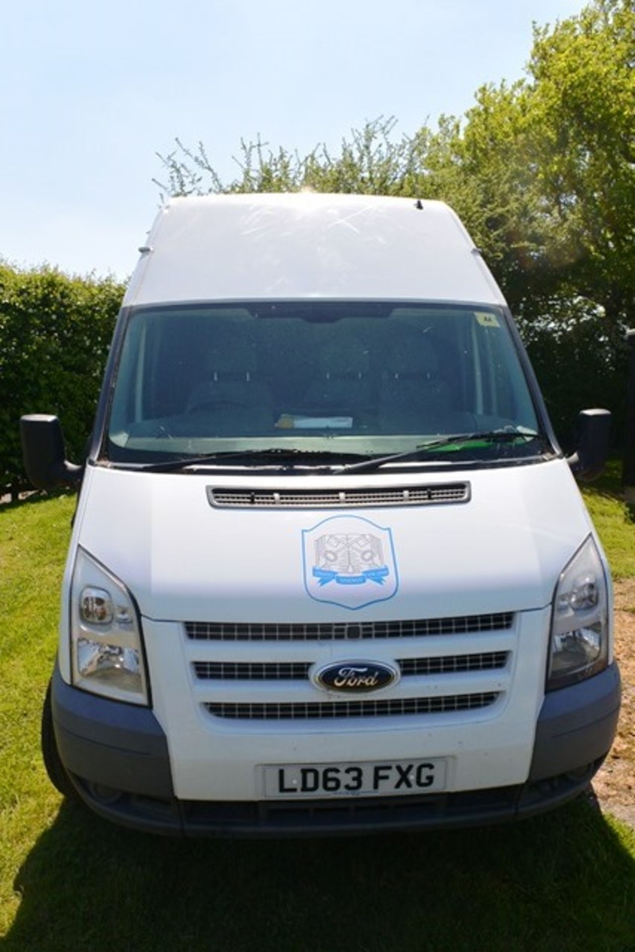 Ford Transit 100 T350 Rwd hi-roof panel van, 100bhp, 2.2D. Registration: LD63 FXG. Recorded mileage: - Image 2 of 12