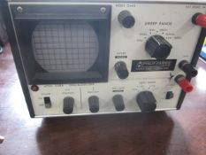 Phillips Harris oscilloscope, model 538A. Located at main schoolPlease note: This lot, for VAT