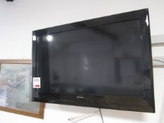 Celcus wall mounted 30" flat screen television. Located at main schoolPlease note: This lot, for VAT