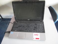 Acer Core i3 laptop. Located at Church FarmPlease note: This lot, for VAT purposes, is sold under