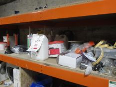 Assorted plumbing consumables and tools, hot water boiler, etc. Located at main schoolPlease note: