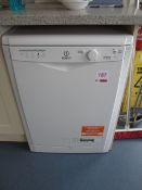 Indesit undercounter dishwasher - disconnection to be undertaken by purchaser. Located at main
