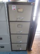 Metal 4 drawer and 2 drawer filing cabinets. Located at Church FarmPlease note: This lot, for VAT