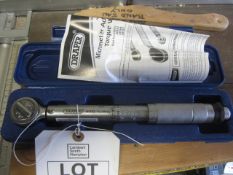 Draper micrometer torque wrench. Located at main schoolPlease note: This lot, for VAT purposes, is