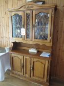Pine welsh dresser. Located at main schoolPlease note: This lot, for VAT purposes, is sold