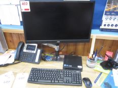 Lenovo Thinkcentre Core i5 computer system, TFT, keyboard, mouse. Located at main schoolPlease note: