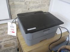 Toshiba Core i3 laptop, Brother HL-L2300D printer. Located at main schoolPlease note: This lot,