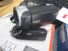 Sony Handyman HDR-CX240 9.2 mega pixel digital video camera. Located at main schoolPlease note: This