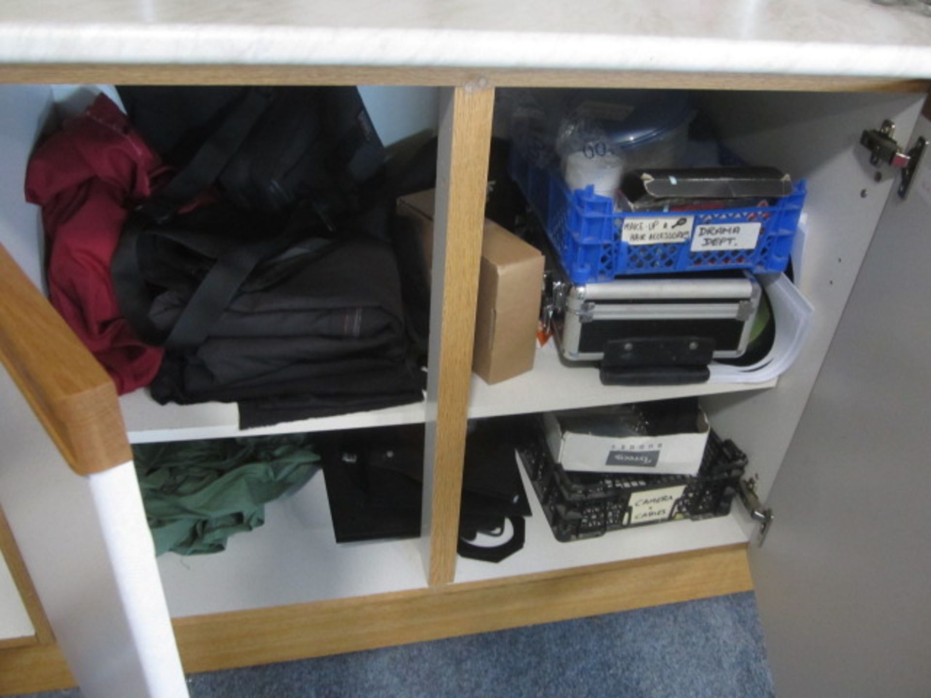 Remaining loose contents of room including dressing up costumes, hair accessories, DVD's, books, - Image 4 of 11