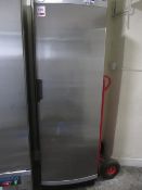 Vestfrost stainless steel commercial single door freezer, type CFS344, approx. size: 600mm x 600mm x