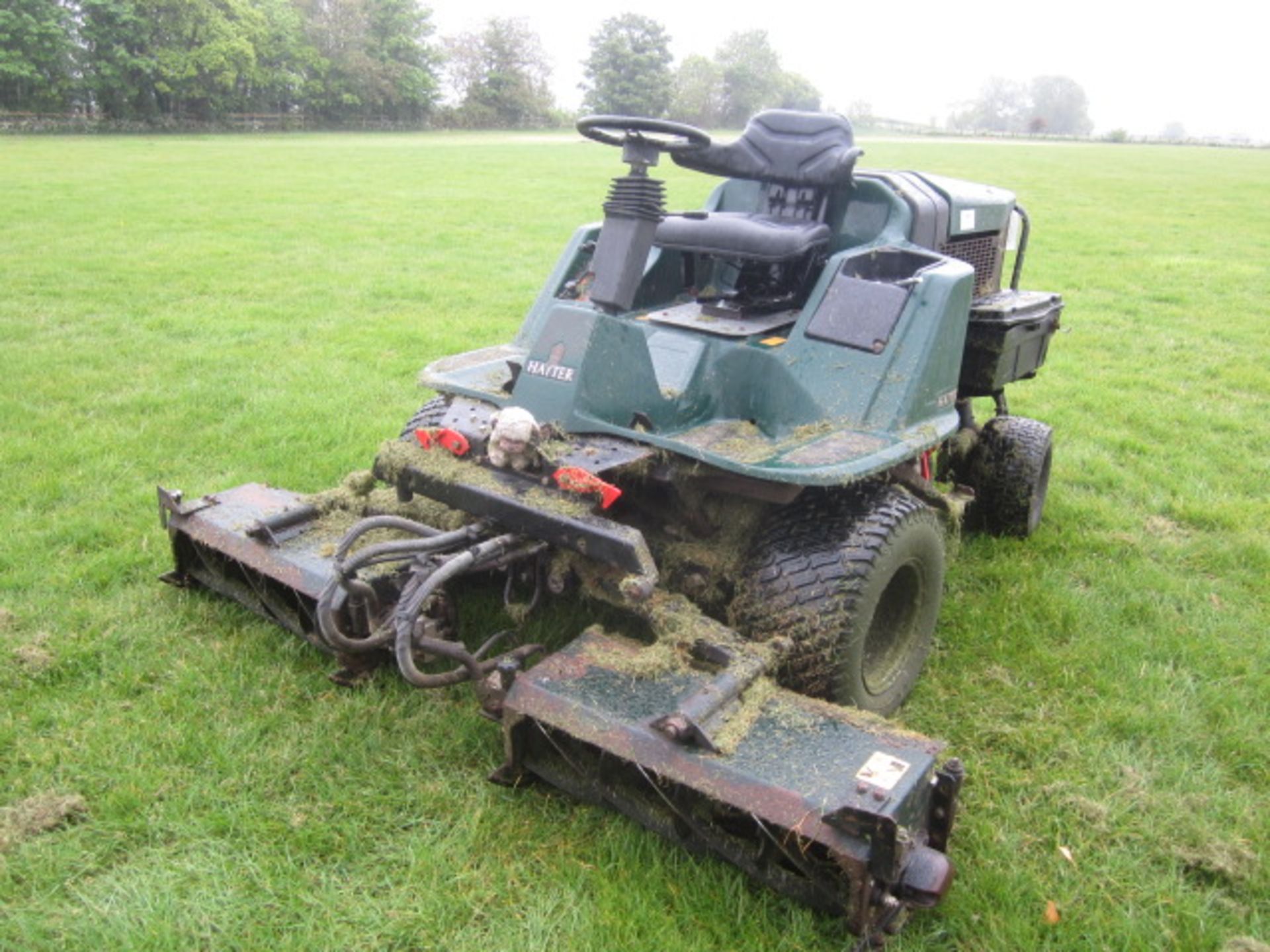 Hayter LT324 diesel ride on mower (2004). Located at main schoolPlease note: This lot, for VAT