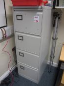 Metal 4 drawer and 2 x 2 drawer filing cabinets. Located at Church FarmPlease note: This lot, for