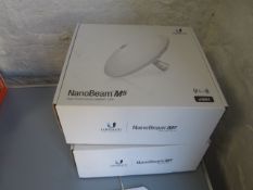 2 x Ubiquiti Nanobeam M5 high performance airmax. Located at main schoolPlease note: This lot, for