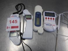 4 x various food temperature probes. Located at main school