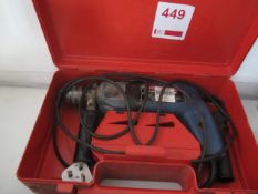 Bosch hammer drill, 240v. Located at Church FarmPlease note: This lot, for VAT purposes, is sold