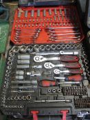 Socket and spanner set. Located at main schoolPlease note: This lot, for VAT purposes, is sold under
