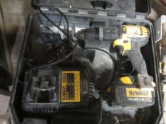 Dewalt 14.4v cordless drill and case. Located at main schoolPlease note: This lot, for VAT purposes,