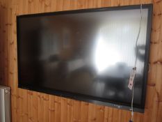 Avocor wall mounted 65" flat screen interactive television. Located at main schoolPlease note: