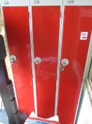 3 x metal single door personnel lockers. Located at main schoolPlease note: This lot, for VAT