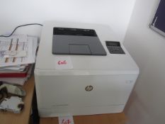 HP Color Laserjet Pro M452dn printer, TFT. Located at 6th form premisesPlease note: This lot, for