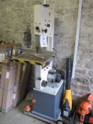 Axminster bandsaw, model AWE SB5, part no. 200434 (2003). Located at main schoolPlease note: This