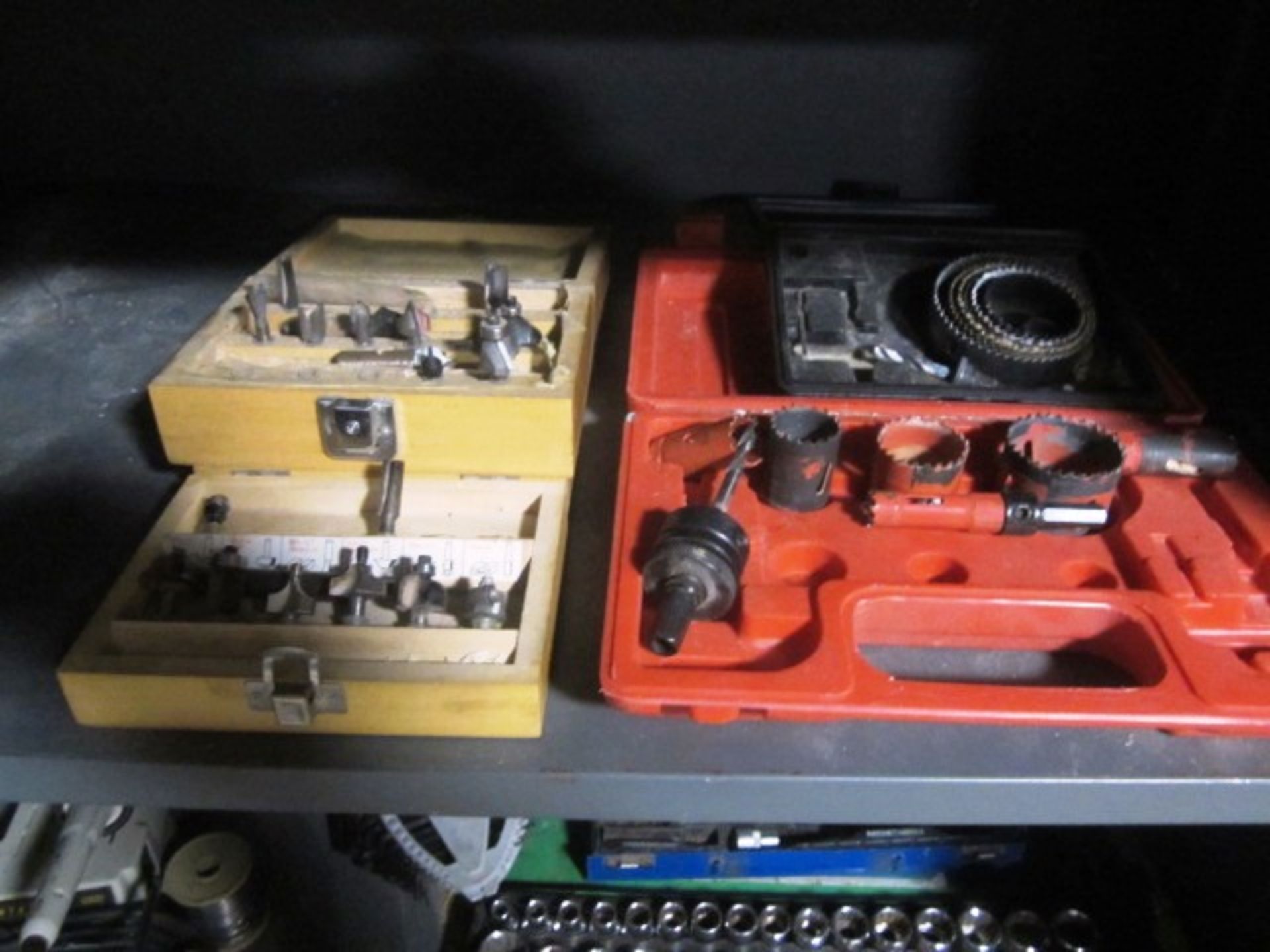 Assorted drill bits, hole saw etc. Located at main schoolPlease note: This lot, for VAT purposes, is - Image 3 of 3