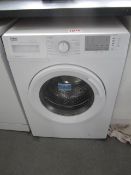 Beko WTG1041B2W domestic washing machine. Located at main school