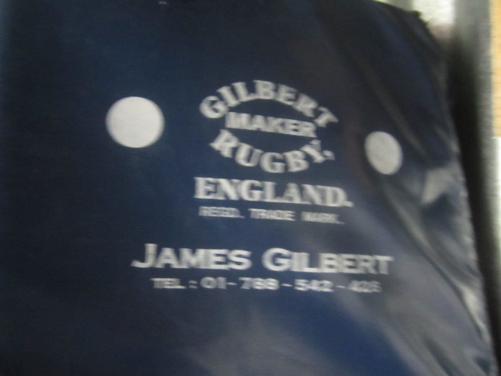 Set of 4 James Gilbert rugby post guards/bolsters. Located at main schoolPlease note: This lot, - Image 2 of 2