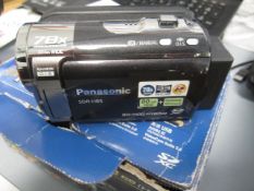 Panasonic SDR-H85 SD/HDD hybrid digital video camera. Located at main schoolPlease note: This lot,