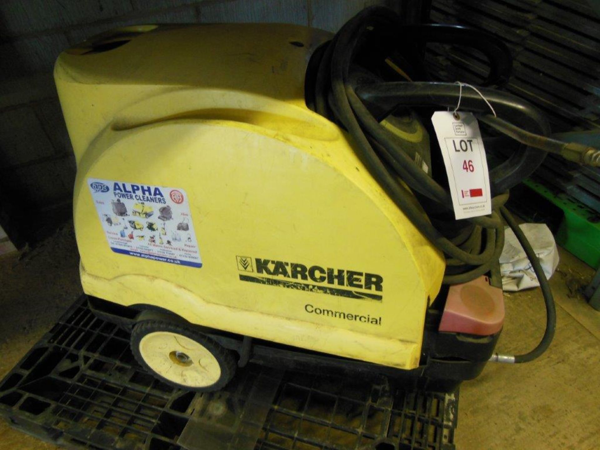 Karcher HDS601C Eco diesel powered steam cleaner complete with lance