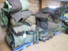 Large quantity of marquee carpet (all used, condition unknown)