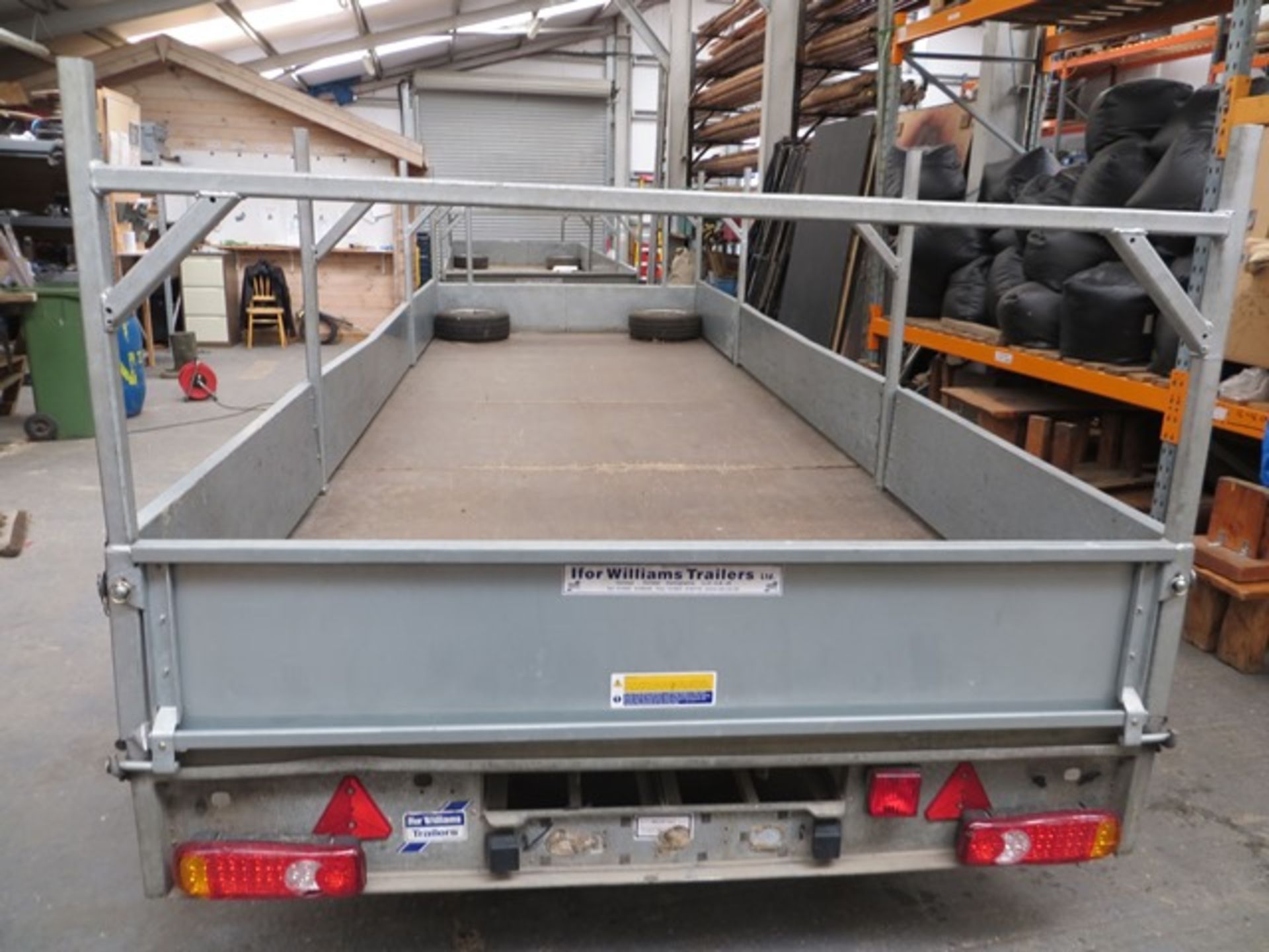 Ifor Williams KFG35Z chassis with universal trailers LM186G low loading double axle trailer - Image 2 of 9