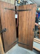Set of Barn Style Doors for Tentipi Stratus 72 Tipi with Joinery Gear to include 2 Lifters,