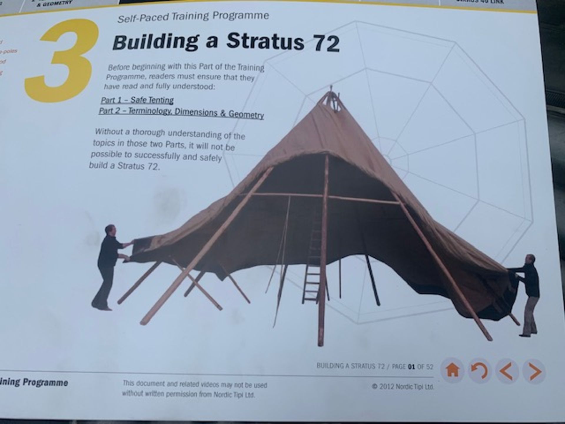 Two Tentipi Stratus 72 Traditional Nordic Style Tipi, (2016 Canvas) Diameter 10.4m Height 9m c/w - Image 4 of 12